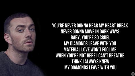 diamond song lyrics|diamonds song lyrics sam smith.